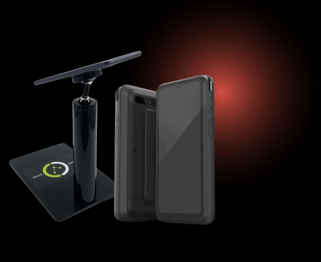 Vēmos ID Scan Stand and Pro Sled