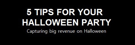 5 Tips for Your Halloween Party
